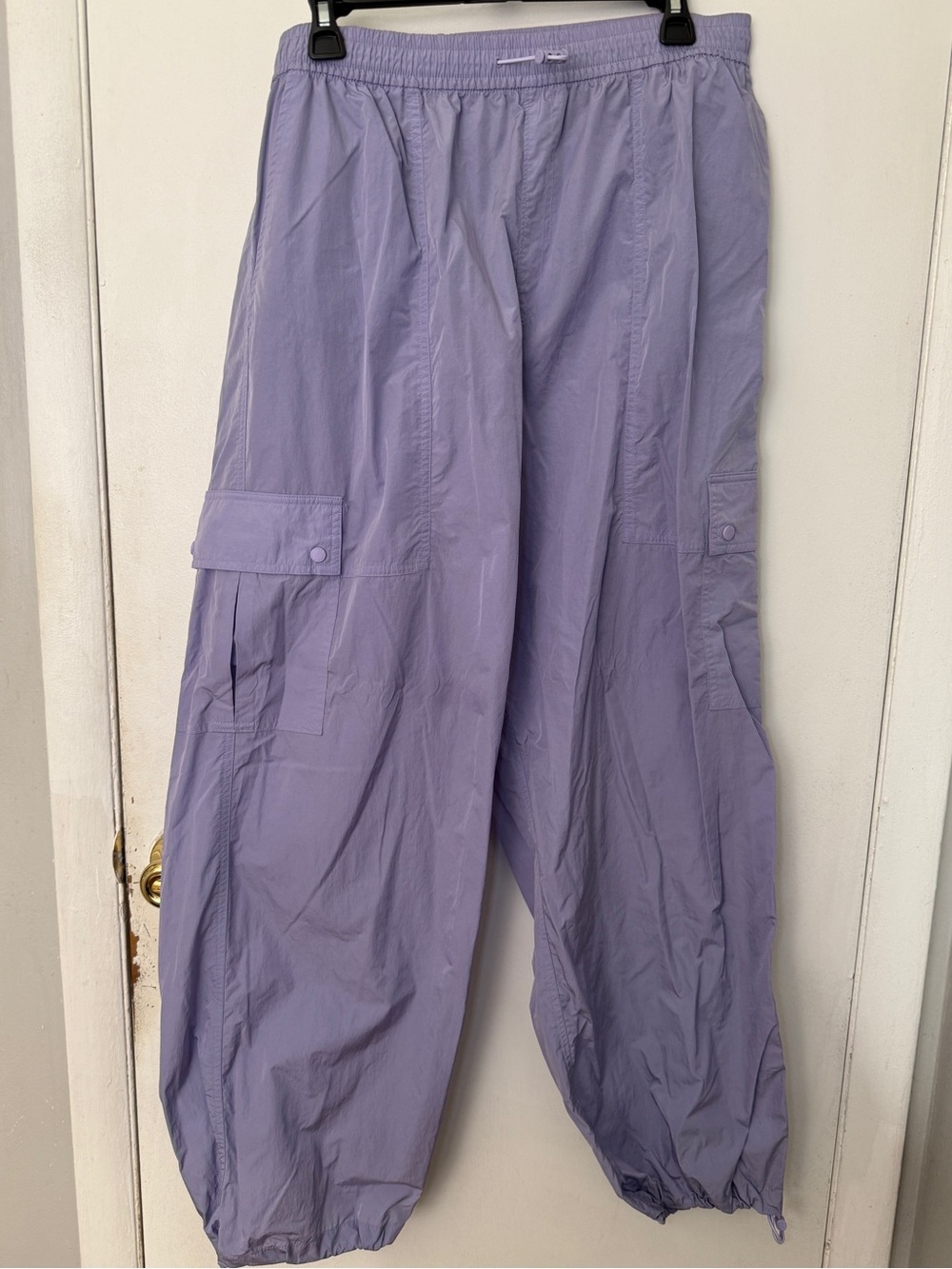 PINK Victoria's Secret Lavender 
Parachute Cargo Pants